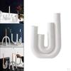 2 Pieces Abstract Ceramic Candle Holders Desktop Decoration Ornament for Yoga Gardens Spring