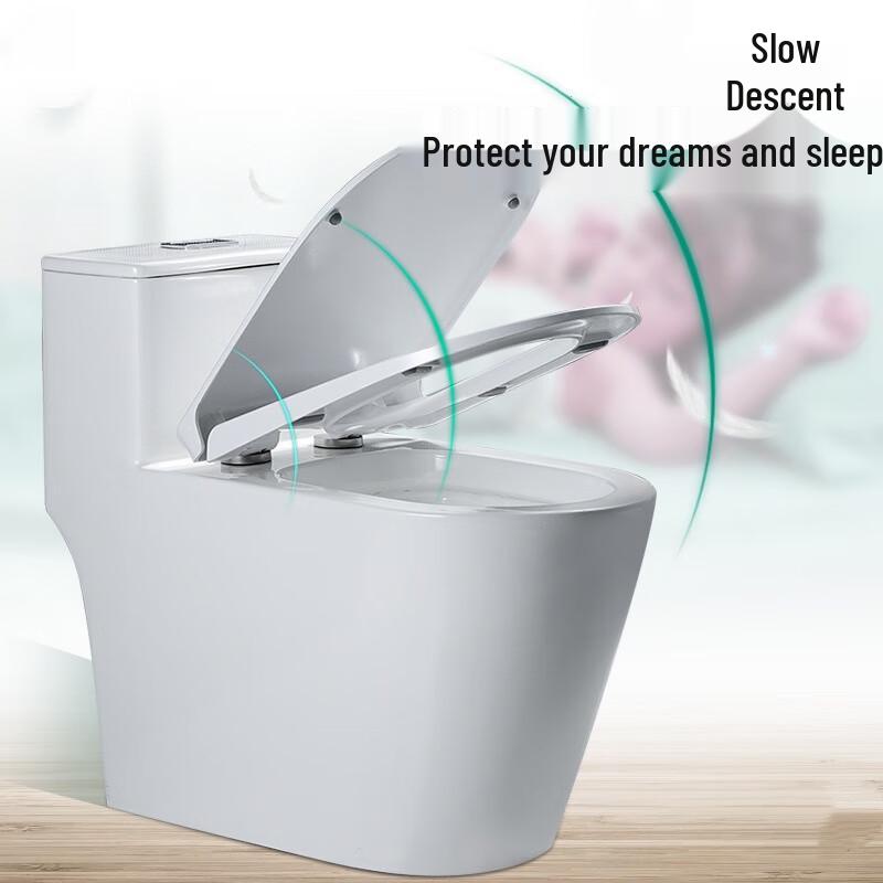 YIXI O-förmiger Soft-Close Toilettensitz mit Schnellverschluss