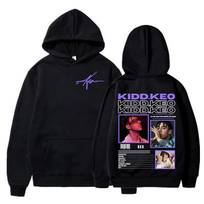 Rapper Kidd Keo Album Tour Merch Hoodie Herren Damen Hip Hop Pop Musik Sweatshirt Lässig Fleece Langarm Pullover Streetwear