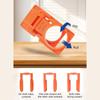 4Pcs Adjustable Door Lock Drilling Kit Featuring Reinforced Plastic Guide for Easy Installation Standard Size