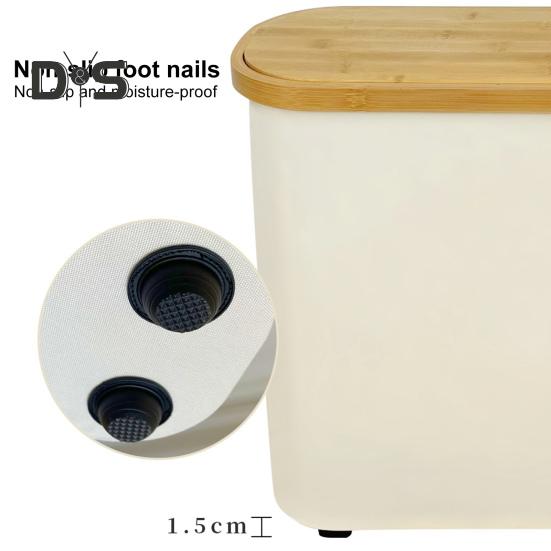 Toilet Paper Storage Basket Organizer with Lid Dustproof Large Capacity Bathroom Toilet Paper Storage Organizer Free Standing Holder
