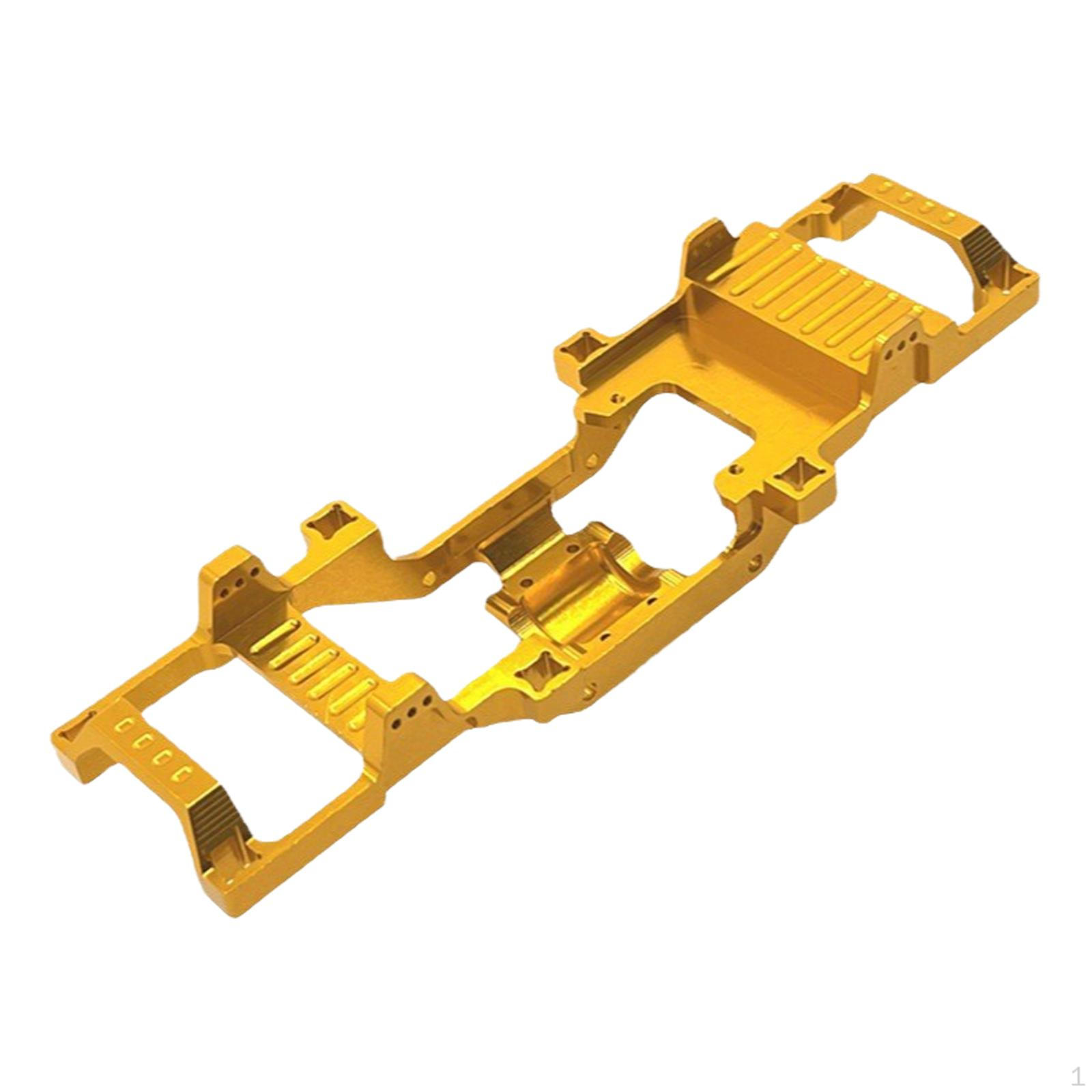 

Рама шасі моделі з алюмінієвого сплаву. Легкі у використанні металеві частини золотий