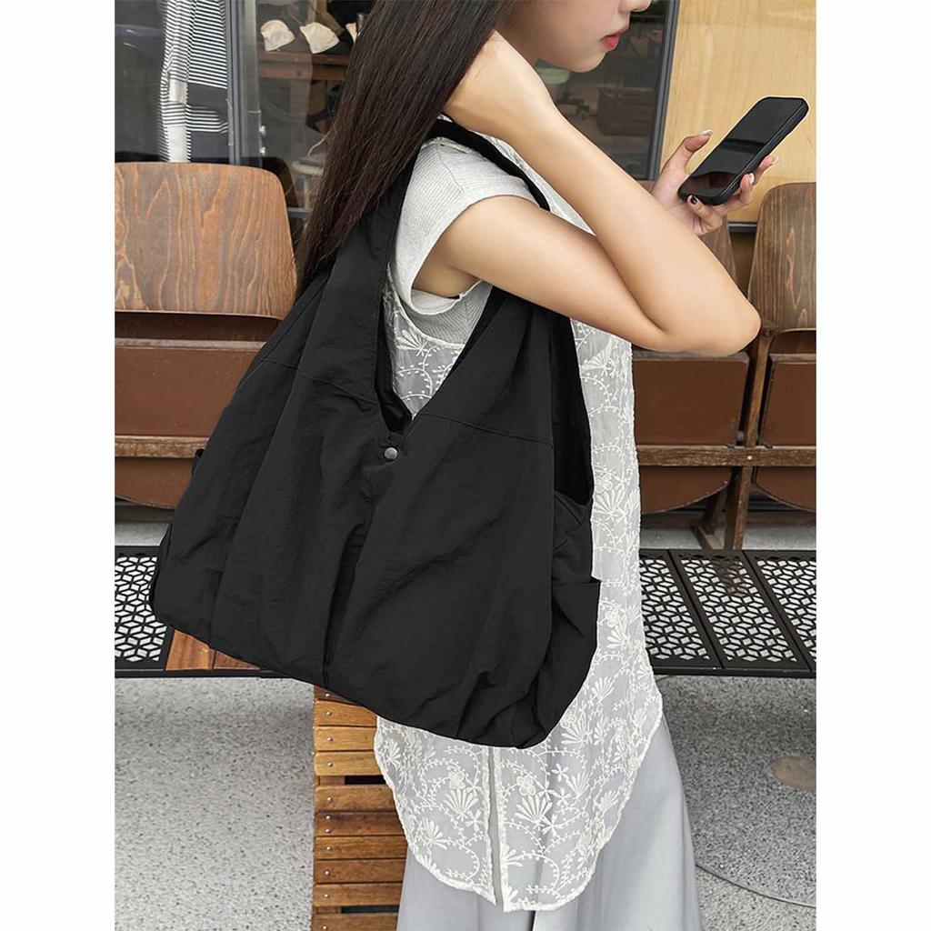Neue Damen-Tragetasche mit mehreren Taschen, schlichtes und Nischen-Design, großes Fassungsvermögen, hochwertiges Gefühl, modisch, zum Tragen in der Hand, Schulter