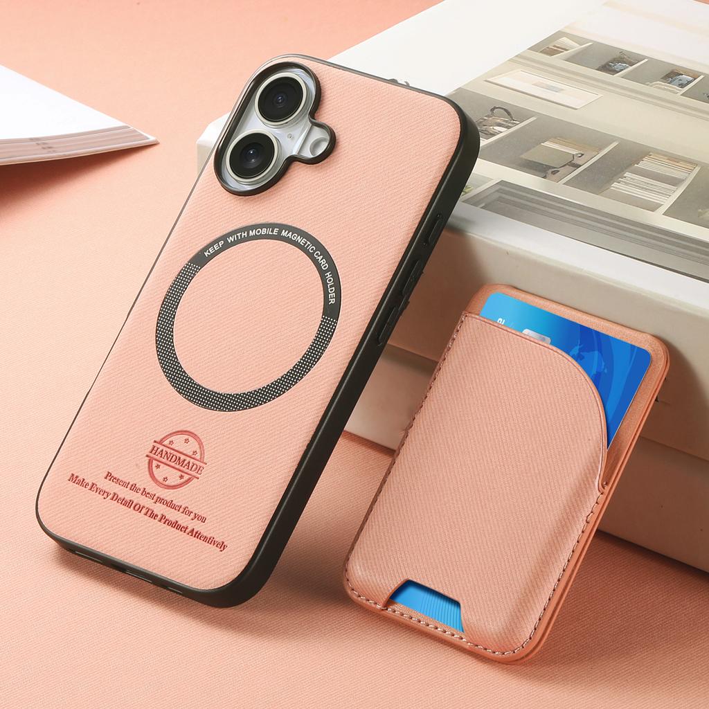Anti Shock Magnetic Phone Case With Card Slot Premium Textured PU Leather Slim Protective Cover For Secure Everyday Use