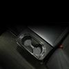ABAIWAI For Ford F150 F-150 2015- ABS  Autobon Fiber Auto Rear row seat center Water Cup Holder Cover Trim Interior Styling