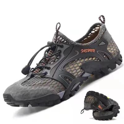 Fashion Summer Wading Hiking Shoes for Men Outdoor Man Sneakers Breathable Quick Drying Sports Trekking Beach Barefoot Mens Shoes