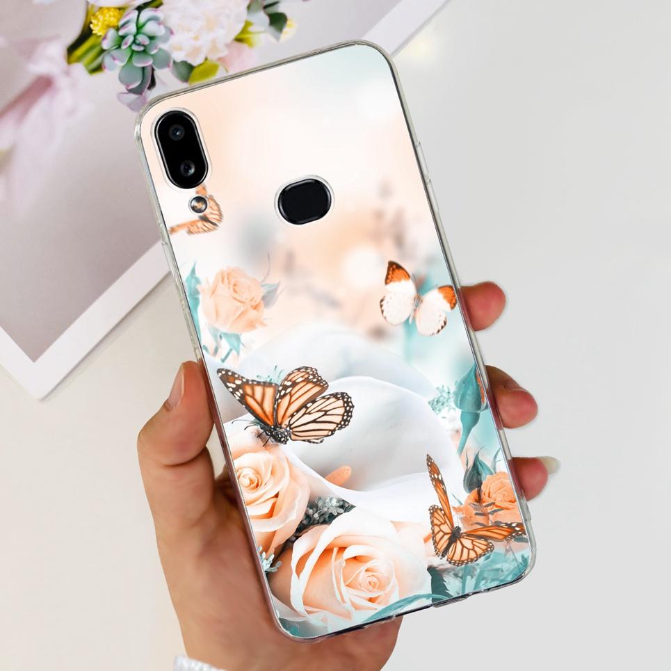 For Samsung Galaxy A10s SM-A107F Case Cute Dinosaur Astronaut Clear Silicon Soft Cover For Samsung A10s A 10 S A10 Phone Case