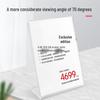 A4 High-Durability Acrylic Menu Display Stand