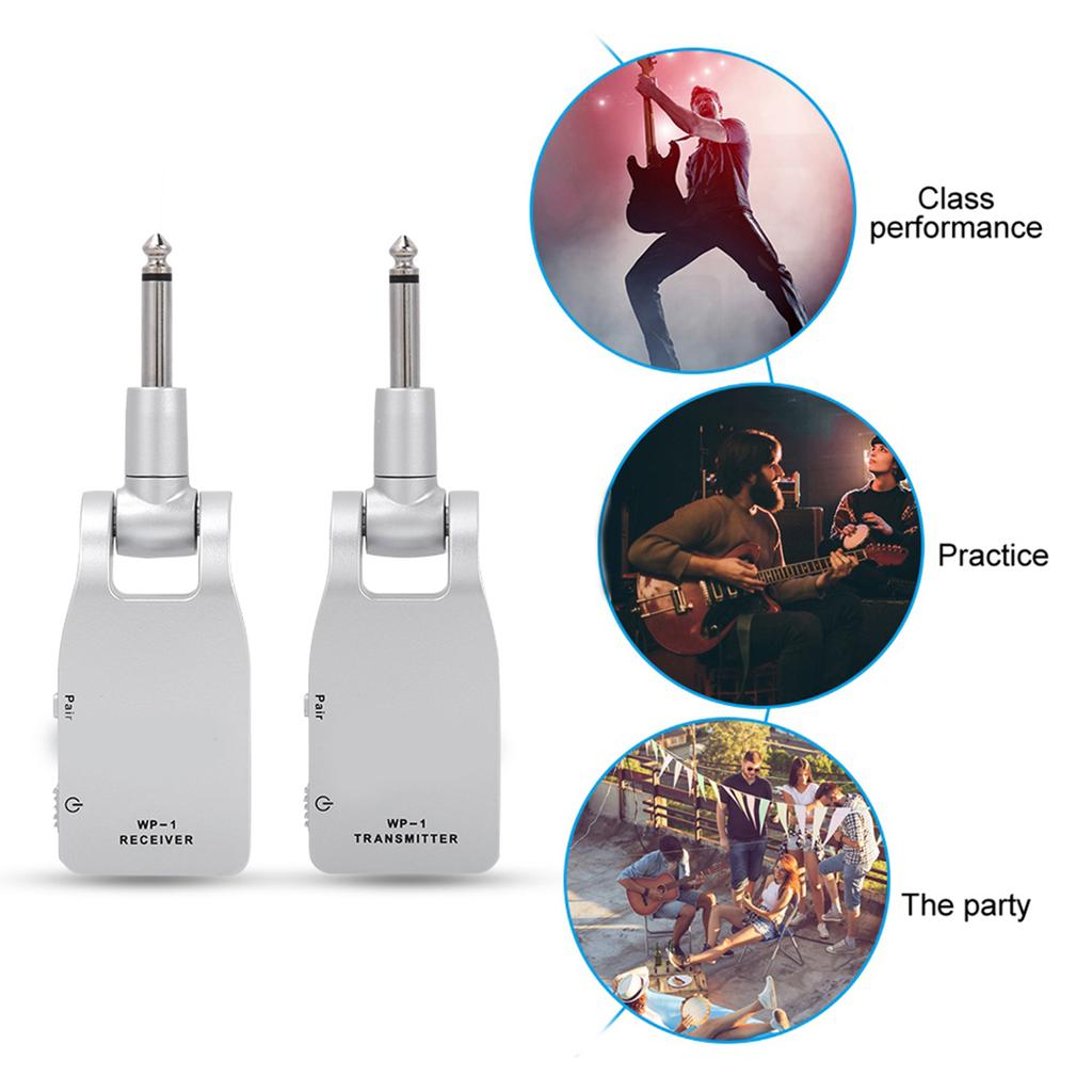 WP 1 2.4G Wireless Guitar System Transmitter Receiver for Electric Guitar