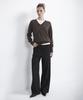 EAN JO Jane Wholegarment V-Neck Pullover (Brown)
