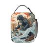 Kaiju Monster G-Godzillas Thermal Insulated Lunch Bag for Travel Anime Portable Bento Box Thermal Cooler Food Box