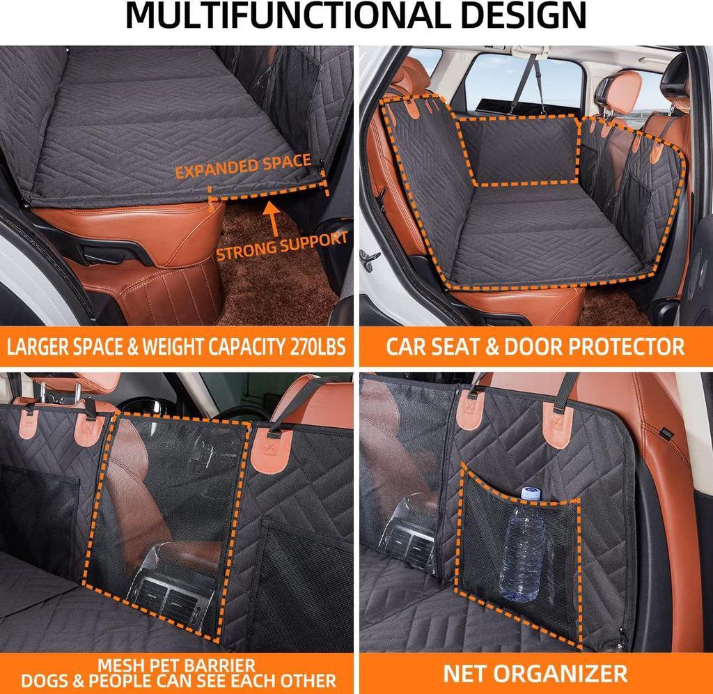 Waterproof Scratch-Resistant Dog Car Seat Mat: Enlarged, Bite-Resistant and Anti-Dirty Cushion