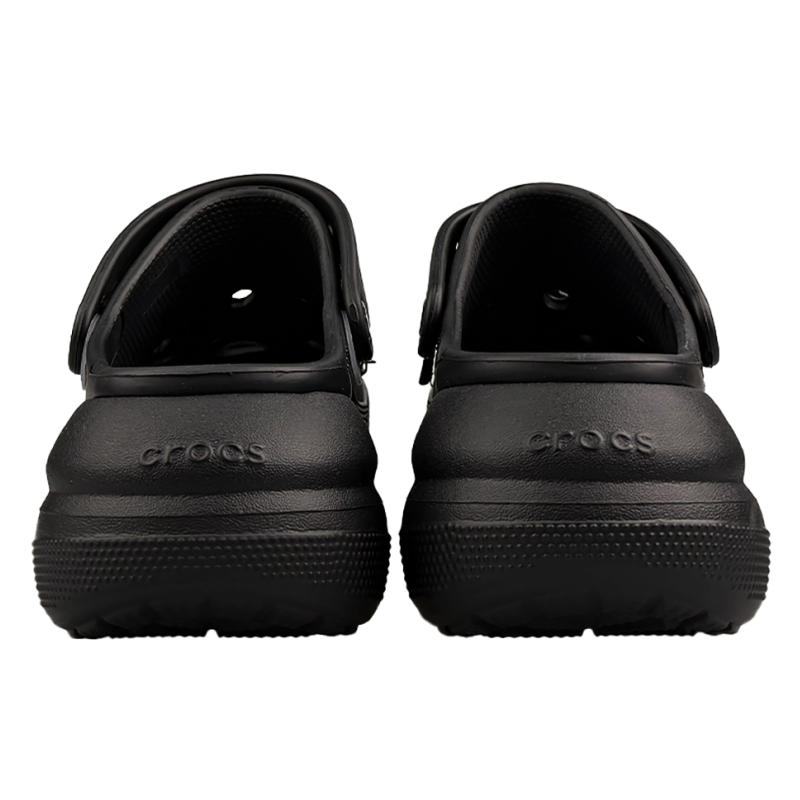 Crocs Classic Lined Gift Box ZR Zhiran Cool Cross Gothic Chain Love Hand-Painted Versatile Hole Shoes Unisex Black