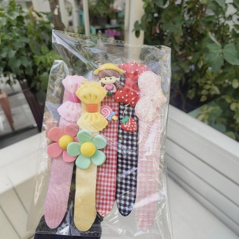 Children'S Magic Tape Hairband Girls' Baby Headband Hair Accessory Hair Clip Bangs Stick Card Frizz Hair Glue Female