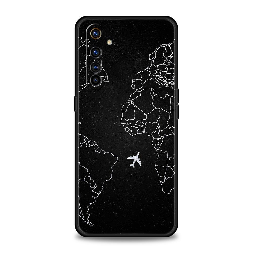 Aircraft Plane Airplane Phone Case For Realme 12 11 10 9 8 5G 7 6 GT5 GT3 GT2 Pro Plus C21 C11 C25 C35 For GT Neo 2 3 3T 5 Cover
