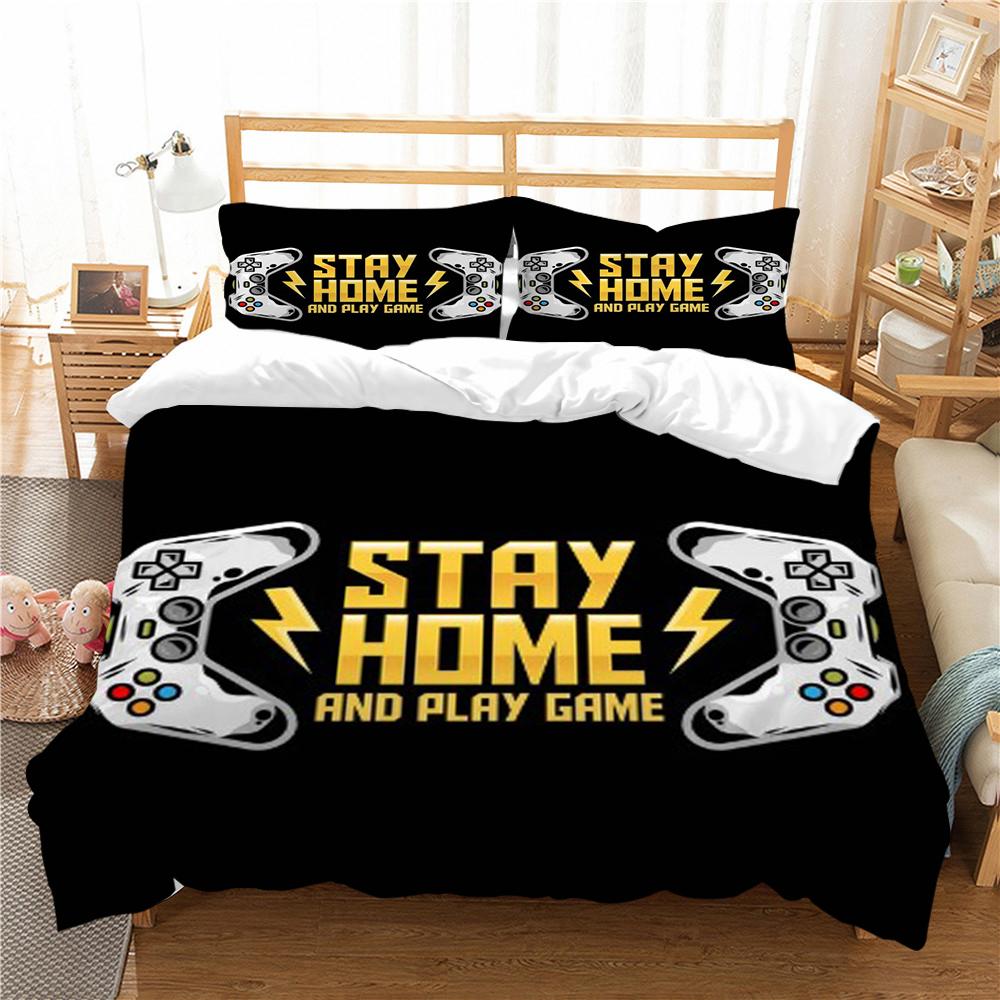 Bedding Suit 3D Gamepad Print Home Bedclothes Hot Sale Bedroom Decor Stylish Comforter Cover Set