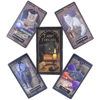 Vertraute Tarot-Deck, Freizeit-Party-Brettspiel, Wahrsagerei, Prophezeiung, Orakelkarten