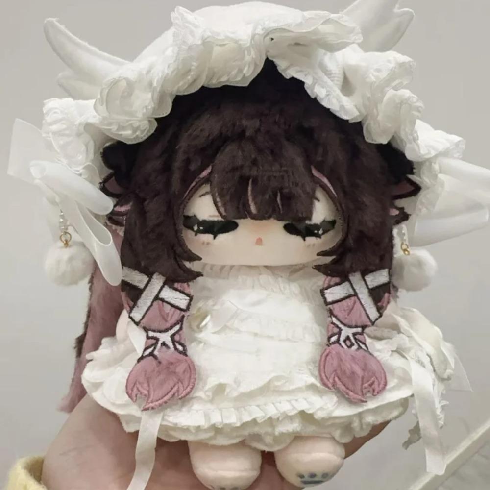 Hyposelenia 20cm Genshin Impact Columbina Hyposelenia Anime Figuren Plüsch Cosplay Verkleiden Baumwollpuppe Spielzeug für Kind Geburtstagsgeschenk