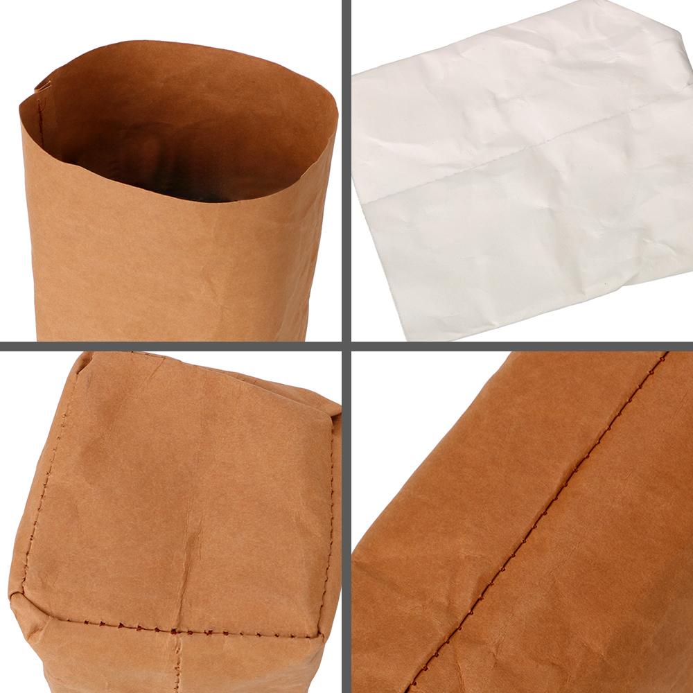 Creative Desktop Plant Bag Cosmetic Storage Bag Kraft Paper Flower Pot Reuseable
