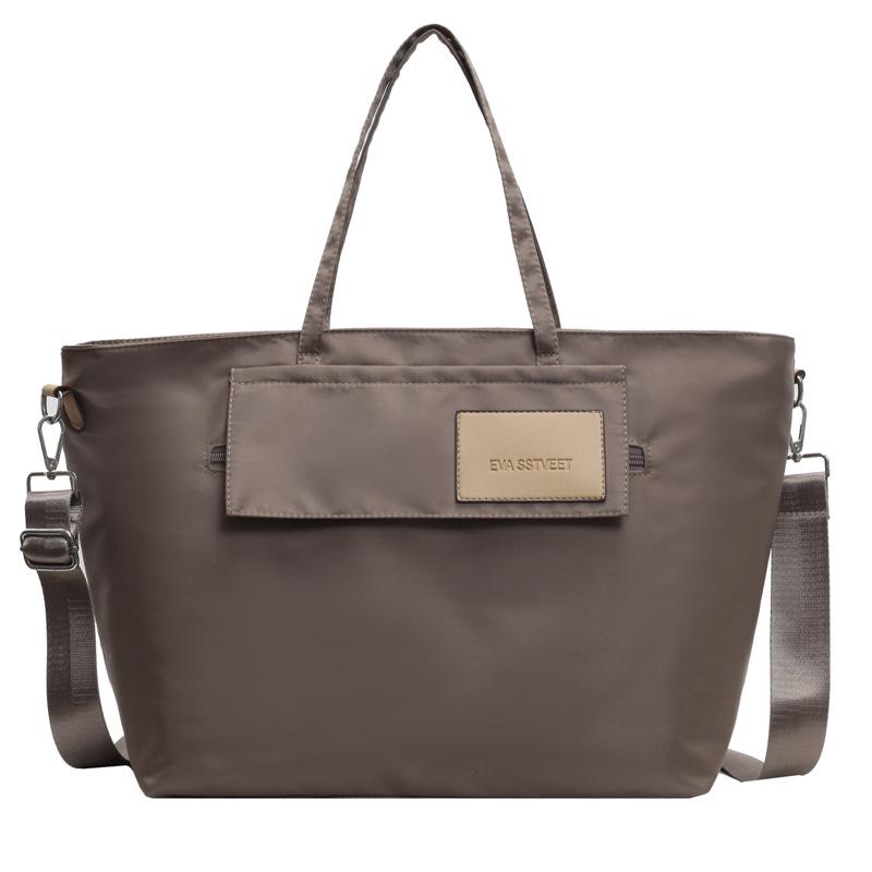 

Tote bag Large capacity work tote bag Travel luggage Women s short trip bag хакі