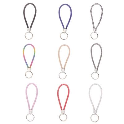 Diamond Crystal Rhinestone Phone Lanyard Glitter Keychain Bling Wrist Straps Cord Anti-lost Rope Car Keychain Accessory