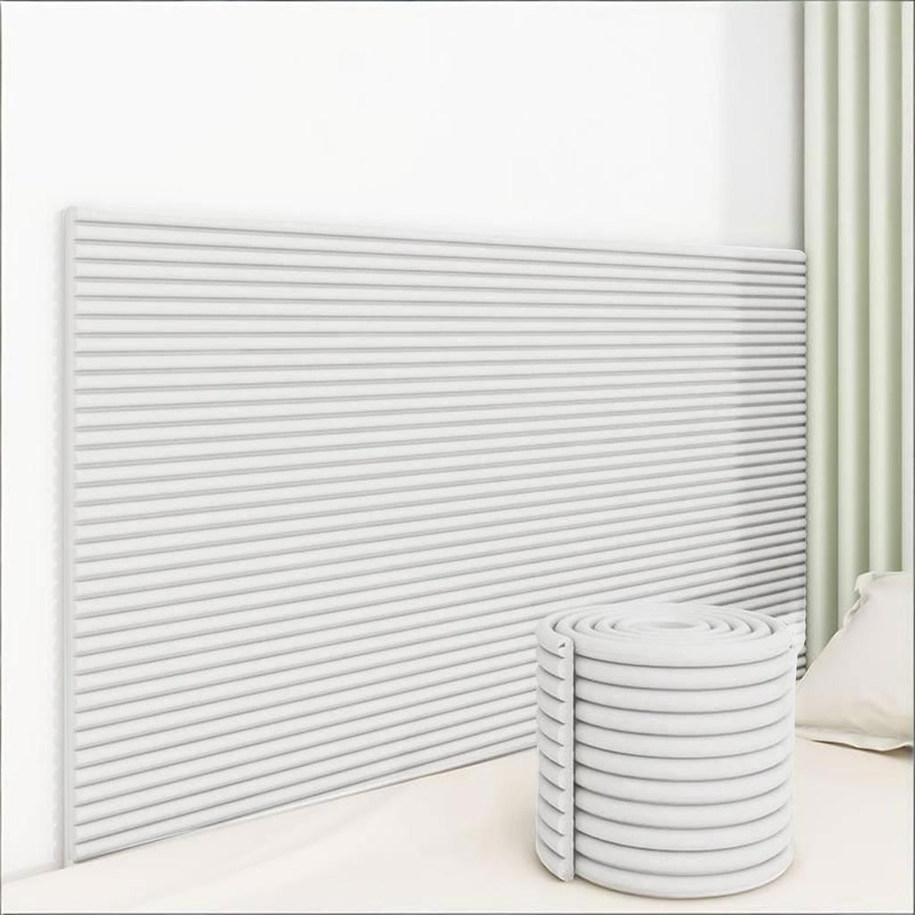 Panneau en Mousse de Protection Murale Bande Coussin Souple 20 cm de Large 2 m de Long pour Prévention des Collisions et Sécurité des Surfaces