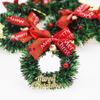Mini Coronițe de Crăciun Păpușă Miniatură Decor Pom de Crăciun Ghirlandă Coroniță Mini Coronițe Artizanale Ornamente de Iarnă cu Zăpadă