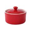 Miniature Covered Porcelain Ramekin Oven Safe Pottery Bowl For Daily Cooking And Meal Preparation