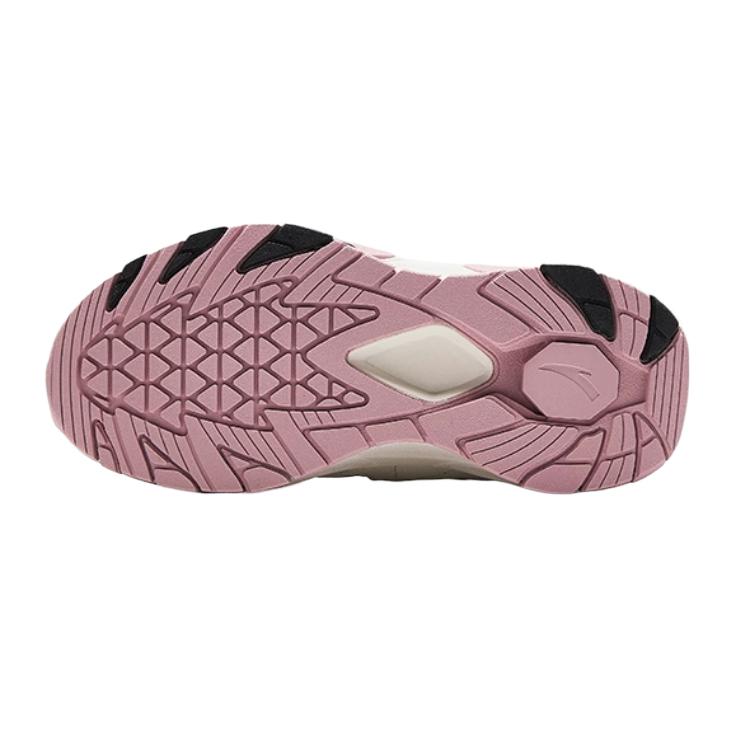 Anta Kids Sports Comfortable Fashion Non-Slip Shock Absorbing Warm Low-Top Casual Shoes Kids Casual Shoes Soft-Pink Ivory-White Silver 322449978-1
