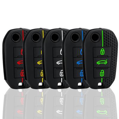 Silikonový obal na klíč Pouzdro na klíč od auta Pro Citroen C5 C3 C4 C8 Berlingo Pro Peugeot Partner Rifter 208 308 508 407 2008 3008 Expert