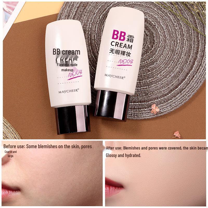 Meixi'er Season 2 Flawless BB Cream: Long-lasting, Brightening Concealer & Foundation for Smooth, Even Skin Tone.