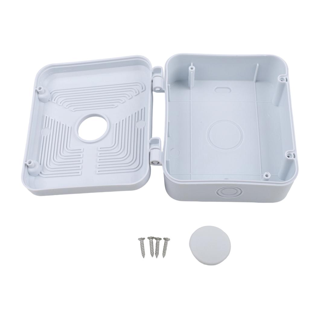 CCTV Installation CCTV Camera Box 105*48*115mm Simple Functional Design Weather Resistant Housing For CCTV Camera