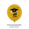 Graduation Party 12-inch Latex Balloons - Printed Celebration Decor for Teachers and Students