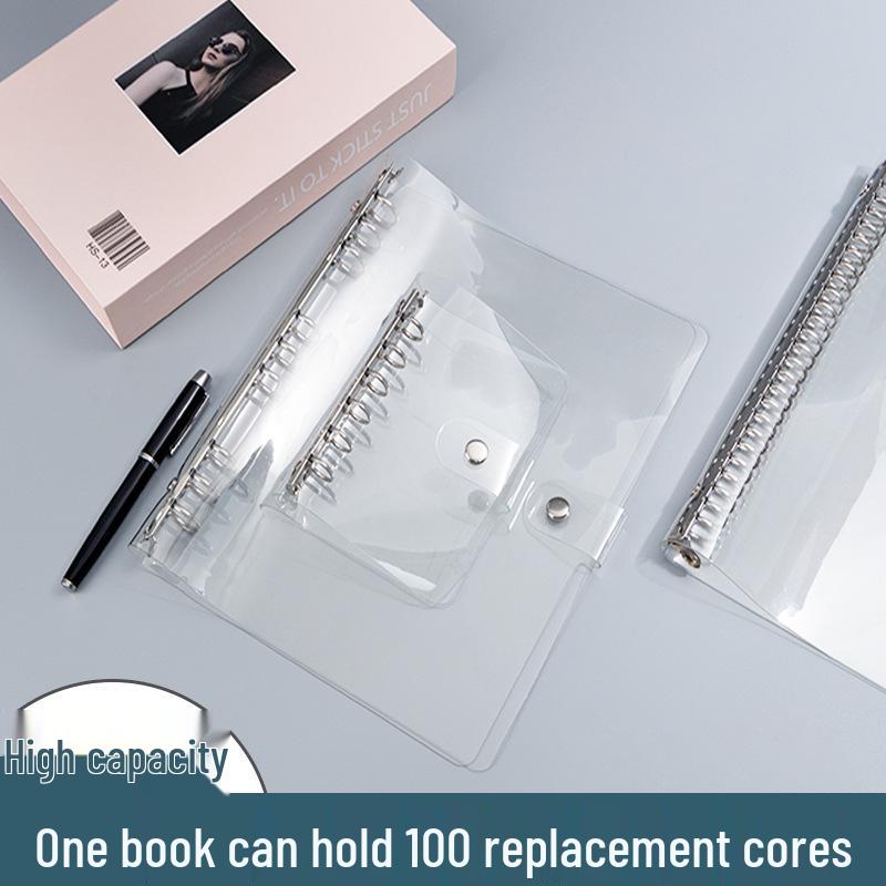 A7/A5/A6/A4/B5 Transparent PVC Planner with Ring Binder and Notebook Cover