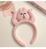 1pc Pink Bunny Hair- Bunny Ears Headband for &, Adjustable Hair Clip-On Ponytail Maker with Bangs Lift, Cute Hairstyle Accessory