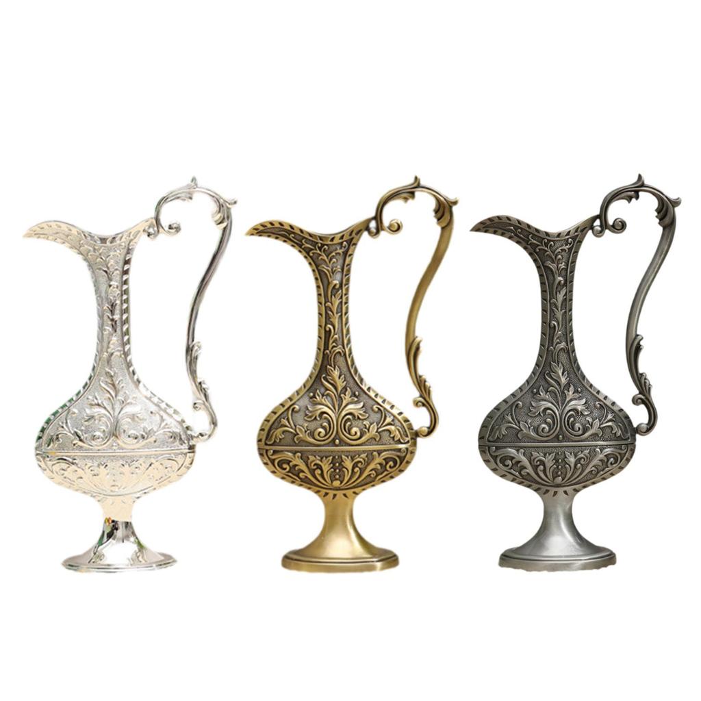 Flower Vase Handle Vase Flower Pot Gift Art Centerpiece Center Vase Desktop Vase for Interior Living Room Housewarming Garden