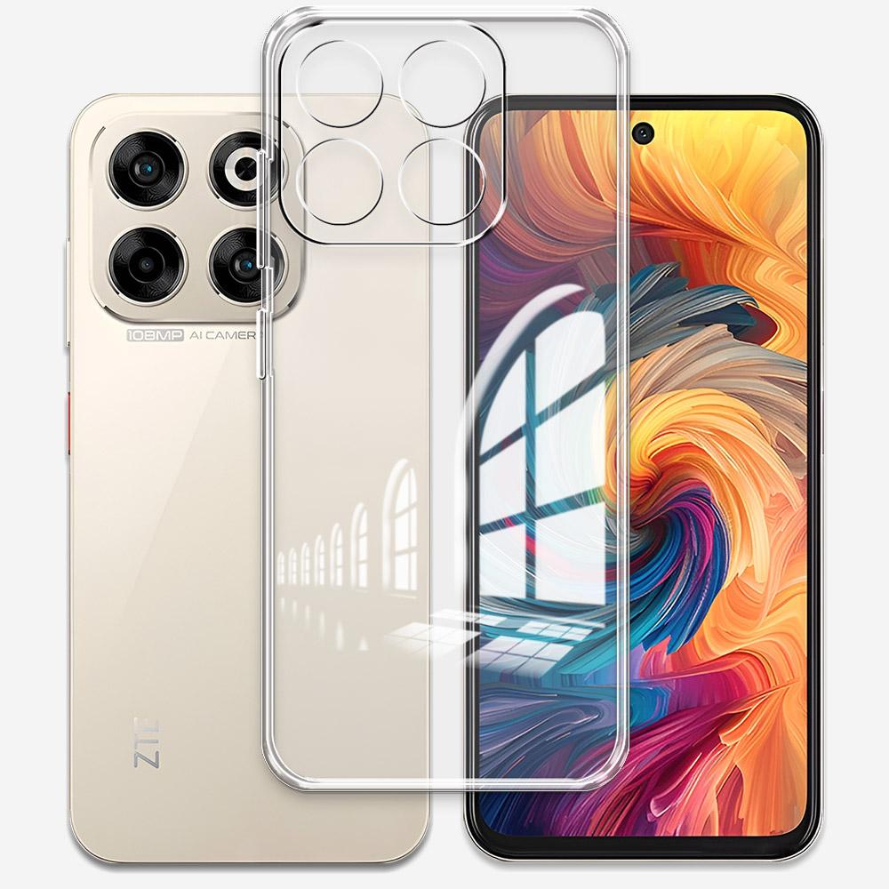 Für ZTE Nubia V70 V60 Hülle Klare Weiche Silikon Handyhülle Für ZTE Axon 70 ZTE V70 Transparenter Stoßfester Schutz Bumper Abdeckung