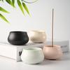 Handmade Japanese Zen Ceramic Incense Burner - Small, Ideal for Sandalwood & Agarwood Aromatherapy or Tea Ceremony