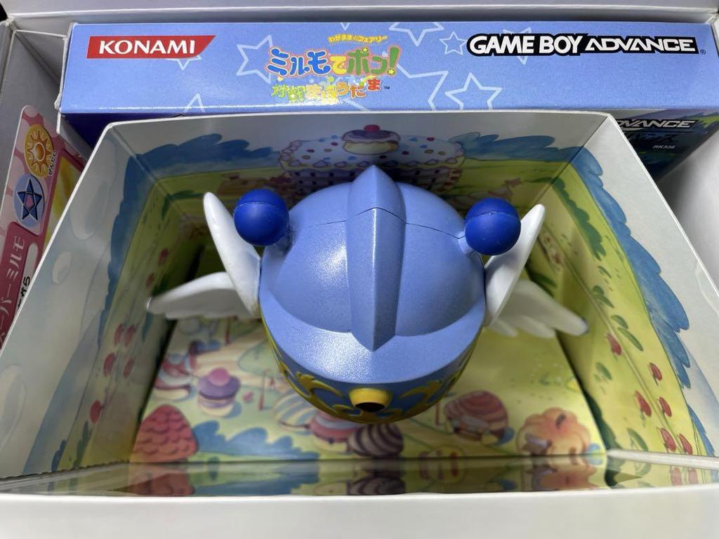 [USED] Mirmo De Pon! Battle Magic Ball Game Boy Advance Figure with Card
