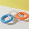3-Ring Tug Dog Toy for Aggressive Chewers Tough Ring Dog Chew Toy for Pet Training Teething Interactive Fetch Toy for Puppy Small Medium Large Breeds