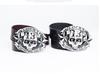 Cinto de Couro Masculino com Fivela de Caveira Retrô - Estilo Personalizado do Velho Oeste Americano