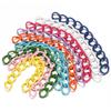 30pcs 4.5cm Colourful Necklace Extension Chain Bulk Bracelet Extended Chains Tail Extender For DIY Jewelry Making Supplies
