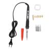 60W Adjustable Temperature Soldering Iron Kit with 5 Tips Universal 936 7 Heat Set Insert Tips 110‑240V EU Plug