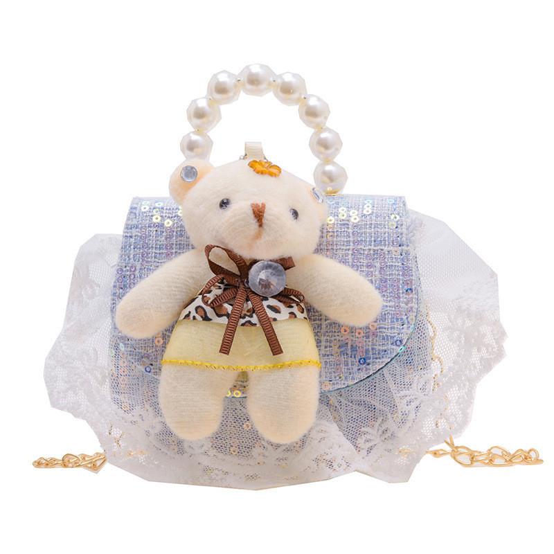 Child Girl Cartoon Animal Canvas Backpack With Breathable Material For Daily Use