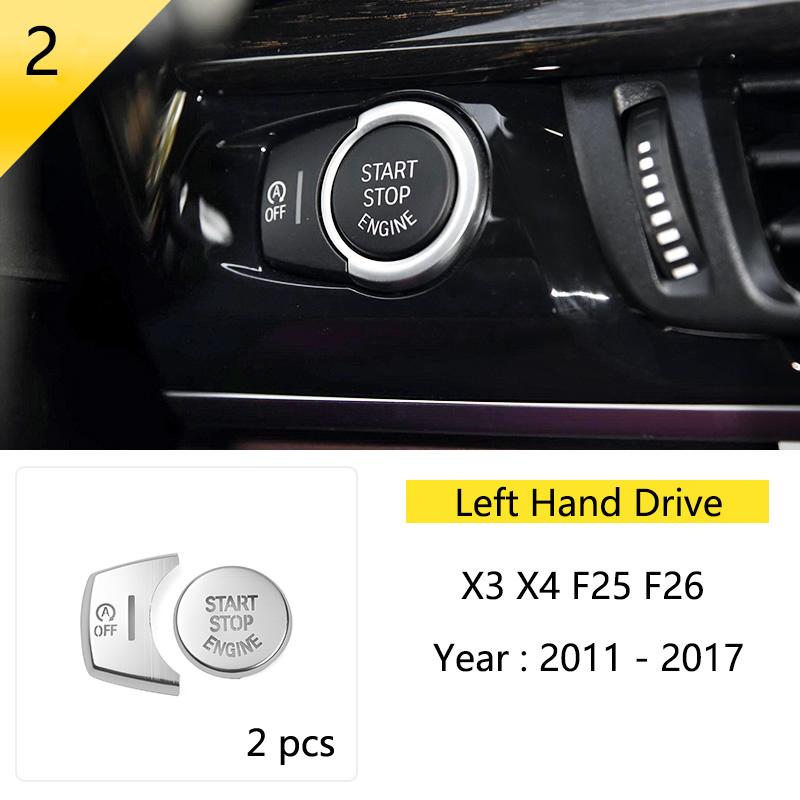 BBJS7 Accessories for BMW X3 X4 F25 F26 Car Inner Gearshift Air Conditioning CD Panel Door Armrest Cover Trim Decorative Car Stickers