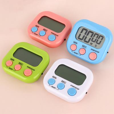 Temporizador de Sala de Aula para Crianças Temporizador Digital Magnético com Alarme Alto Tela LCD Temporizador de Cozinha para Assar Cozinhar