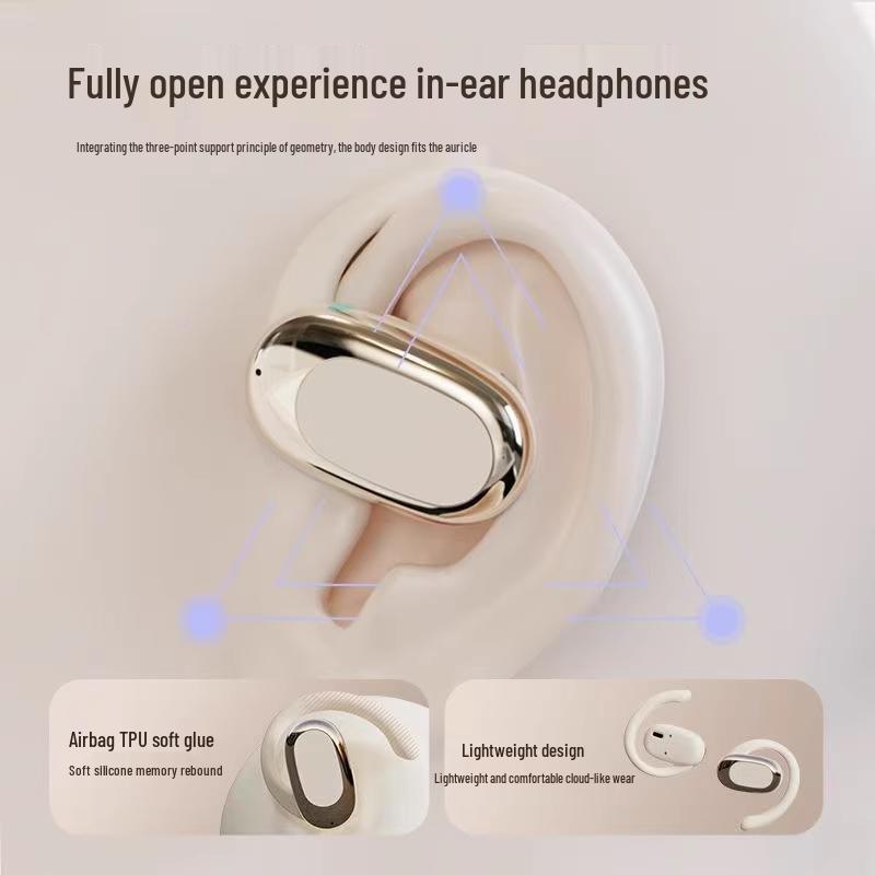 Bone Conduction Wireless Open-Ear Sports Headphones: In-Ear Bluetooth with Long Battery Life
