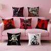 Samurai Classic Japanese Anime NNinja SScroll Cushion Cover Pillow Case Soft Skin Friendly Fabric  Concealed Zipper