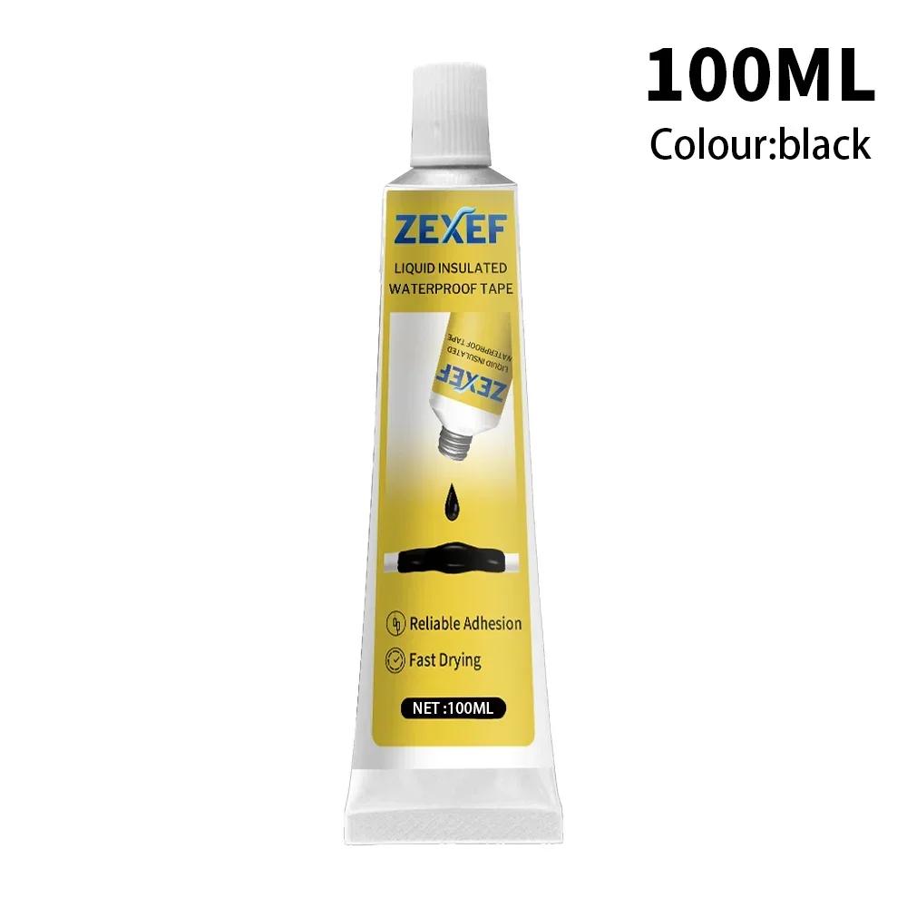 50/100ml Multifunctional Adhesive Motorcycle Repair Black and White Liquid Insulating Paste Spare Parts Protective Wire Tool