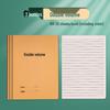 Kraft Paper Double-Line Notebook, B5 Size, Suitable for Students In Junior High and Elementary School.